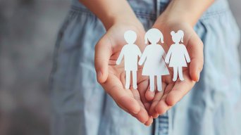 Protecting a Paper Family in Open Hands Protecting a Paper Family in Open Hands