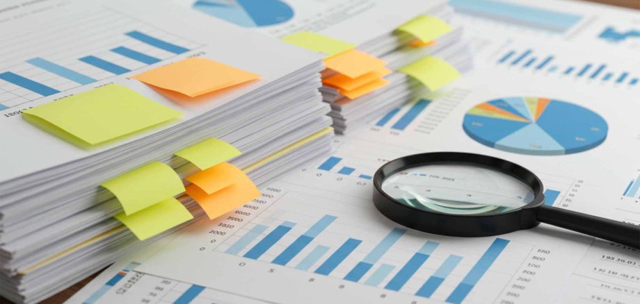 Business documents analysis research financial reports charts ma