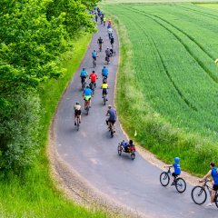 Die Teilnehmenden der Stadtradeln-Auftakttour 2023.